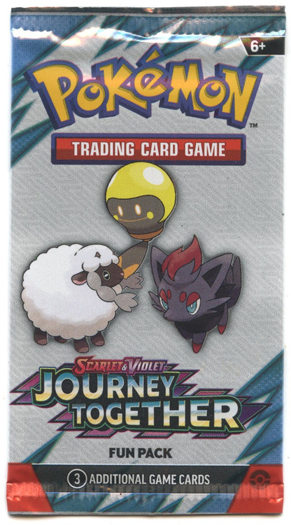 pokemon journey booster box Scarlet Violet Together Fun Pack 3 Cards Pokemon USA Team up with Ns Zoroark ex Pokemon Scarlet & Violet Journey