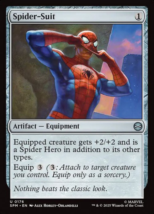 mtgspm176spidersuitfoil__89892