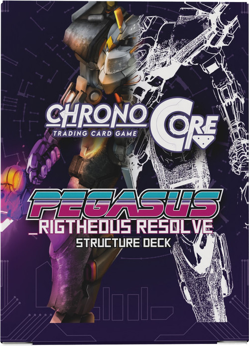 Chrono Core Trading Card Game Pegasus Righteous Resolve Structure