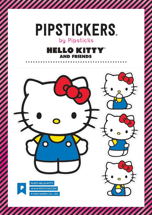 Hello Kitty Friends Pipstickers Fuzzy Hello Kitty Sticker Set Pipsticks ...