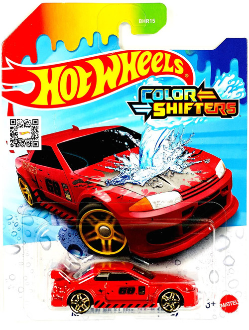 Hot Wheels Color Shifters Nissan Skyline GT-R R32 Diecast Car Red