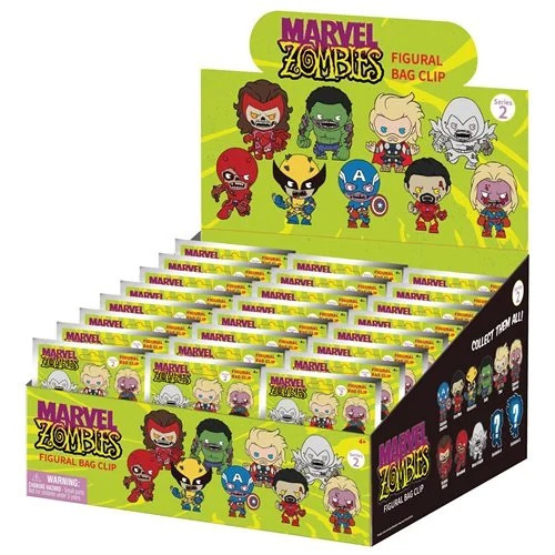 Marvel 3D Figural Foam Bag Clip Marvel Zombies Series 2 Mystery