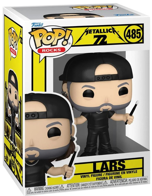 Funko Metallica POP Rocks Lars Vinyl Figure 485 72 Seasons - ToyWiz