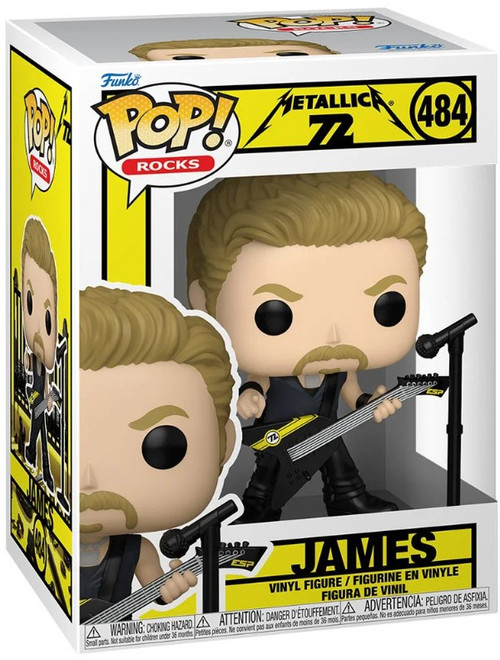 Funko Metallica POP Rocks James Vinyl Figure 484 72 Seasons - ToyWiz
