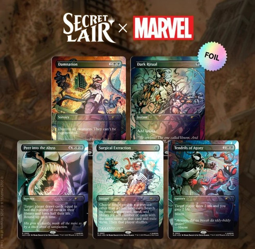 Magic The Gathering Marvel Spider-Man Venom Unleashed Colors