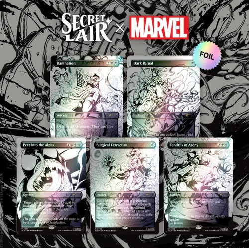 Magic The Gathering Marvel Spider-Man Venom Unleashed Inks Secret