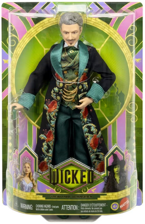 Wizard of Oz Wicked The Wizard Fashion Doll Jeff Goldblum Mattel