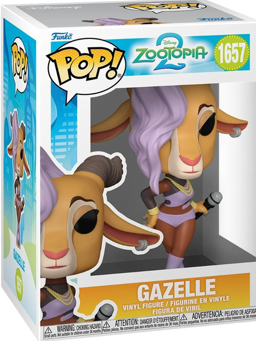 Funko Disney Zootopia 2 POP Disney Gazelle Vinyl Figure 1657 - ToyWiz