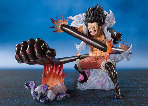 Tamashii Nations One Piece Extra Battle Figuarts ZERO Monkey D. Luffy Gear 4 - Snake Man King Cobra 6.2-Inch Collectable Figure [Reissue] (Pre-Order ships May)