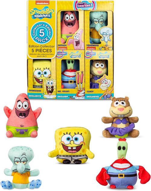 Spongebob Squarepants Micro Teenies Patrick, Squidward, Spongebob