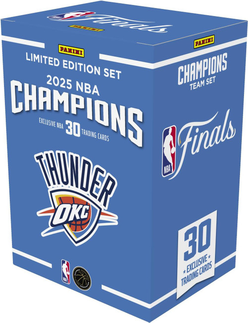 NBA Panini 2025 NBA Champions Oklahoma City Thunder Trading Card