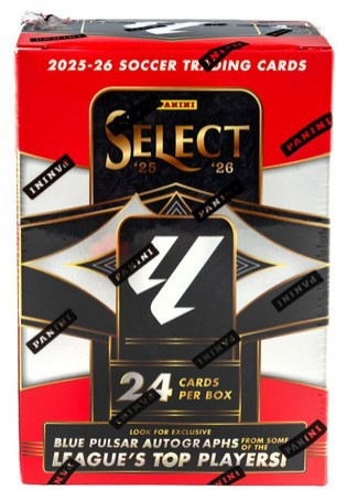 MLS Select 2025-26 La Liga Soccer Trading Card BLASTER Box 6 Packs