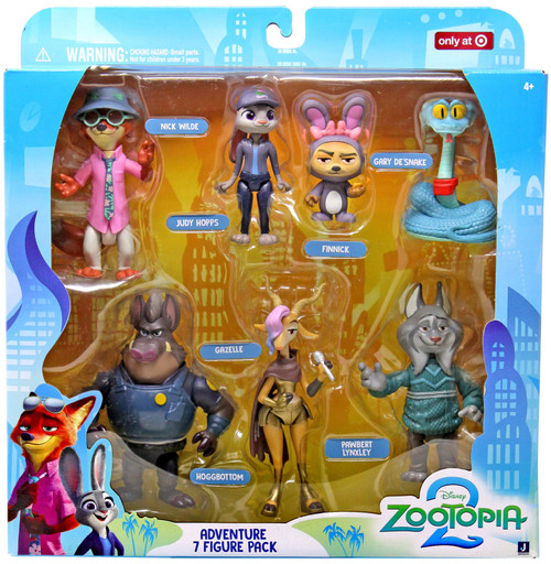 Disney Zootopia 2 Nick Wilde, Judy Hopps, Gary DeSnake, Finnick