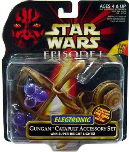 Star Wars Phantom Menace 1999 Episode I Basic Gungan Catapult Accessory ...