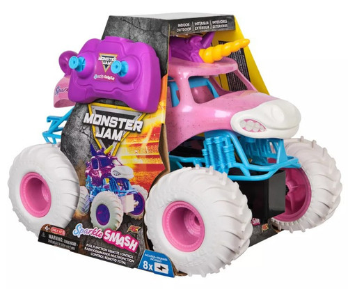 モンスタージャム 1/15 スパークルスマッシュ ラジコン モンスタートラック Monster Jam Sparkle Smash Exclusive 115 RC Remote Control Car Spin