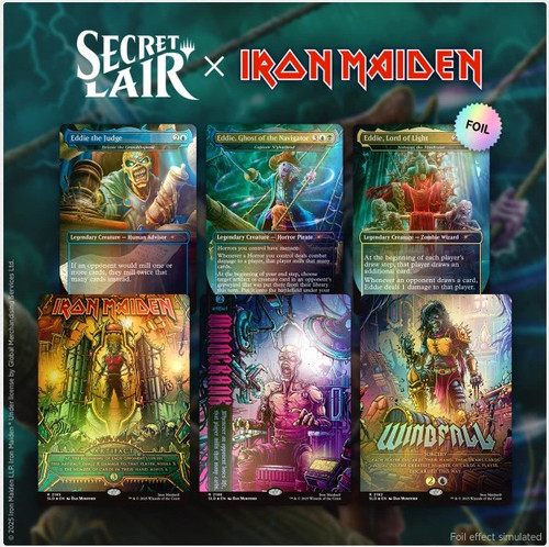 Magic The Gathering Trading Card Game Iron Maiden Eddie Unchained Secret Lair Series Foil Edition Wizards of the Coast - ToyWiz Magic The Gathering Trading Card Game Iron Maiden Eddie Unchained Secret Lair Series Foil Edition Wizards of the Coast - ToyWiz