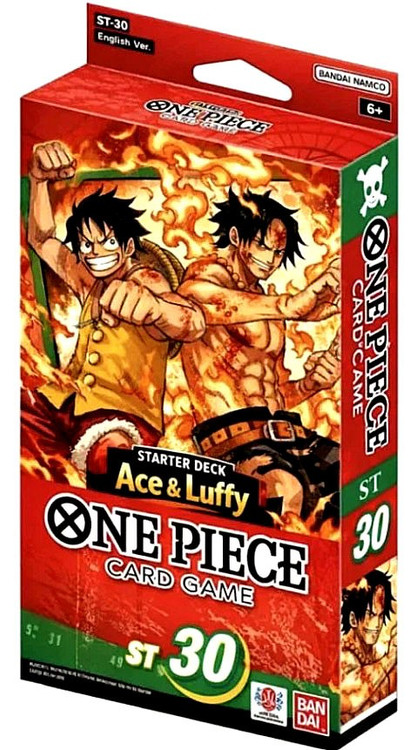 One Piece Trading Card Game Ace Luffy Starter Deck ST-30 ENGLISH