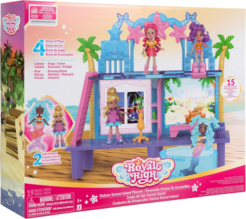 Royale High Deluxe Sunset Island 3 Playset Princess Aeverie, Leon