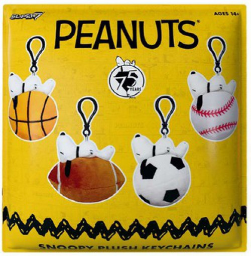 Peanuts Super Duper Plush Keychain Wave 01A Snoopy Sports 4