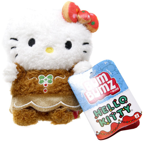 BumBumz Hello Kitty Friends Hello Kitty Gingerbread 4.5 Plush