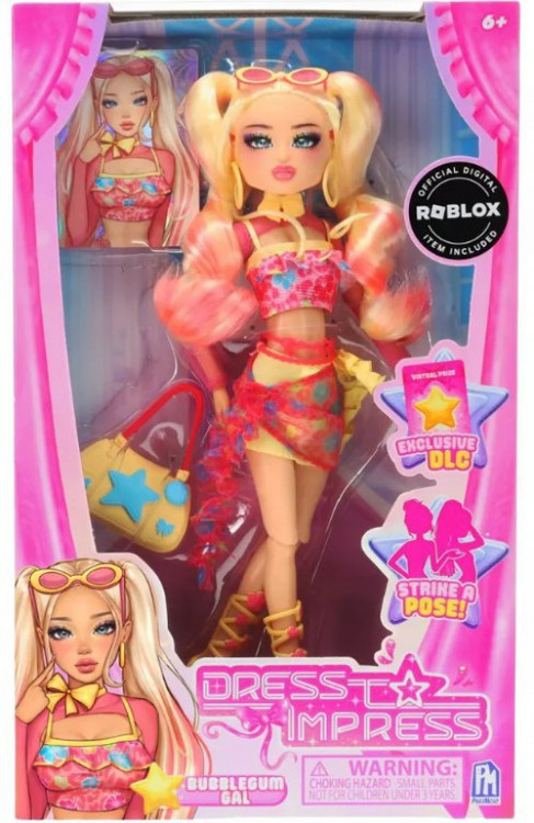 Roblox Dress to Impress Bubblegum Gal 11.5 Doll Includes Exclusive DLC Code  PhatMojo - ToyWiz