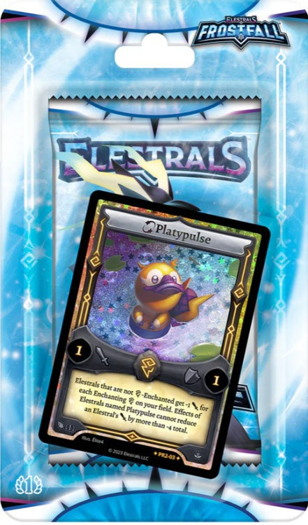 Elestrals Trading Card Game Frostfall Stellar Platypulse BLISTER