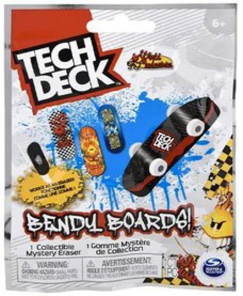 Tech Deck Bendy Boards Mystery Pack 1 Collectible Eraser Spin