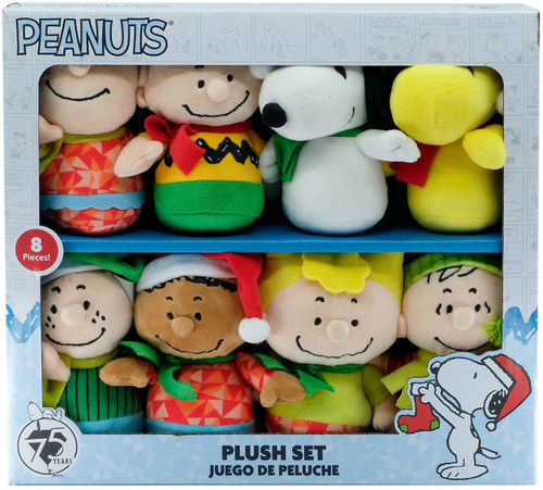 Peanuts 75th Anniversary Lucy, Charlie Brown, Snoopy, Woodstock