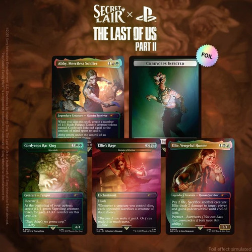 last of us mtg cards Magic: The Gathering Secret Lair x The Last of US : r/thelastofus