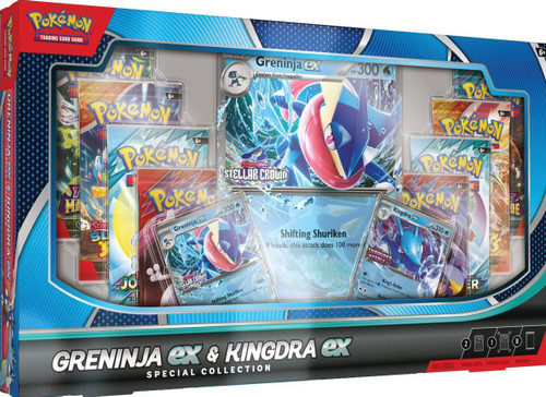 Pokemon Scarlet Violet Greninja ex Kingdra ex Exclusive Special