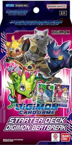 Digimon Trading Card Game Beatbreak Starter Deck ST-23 54 Cards Bandai - ToyWiz Digimon Trading Card Game Beatbreak Starter Deck ST-23 54 Cards Bandai - ToyWiz