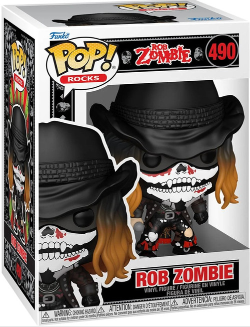 Funko Rob Zombie POP Rocks Rob Zombie Vinyl Figure 490 With