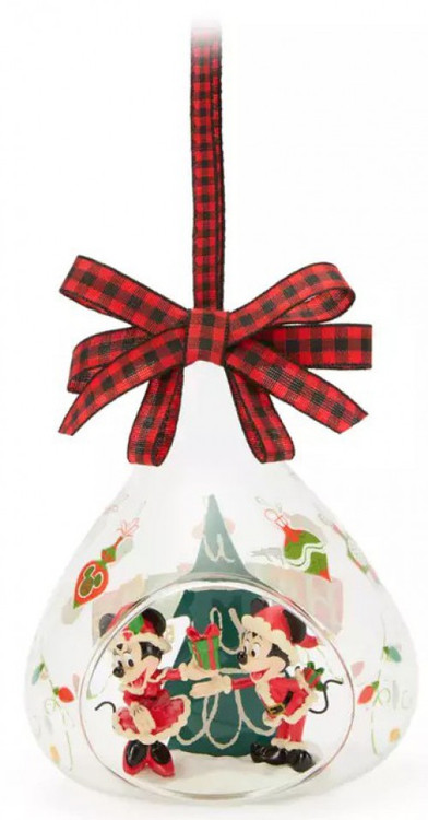 Disney 2025 Holiday Santa Mickey Minnie Mouse Happy Holidays 2025