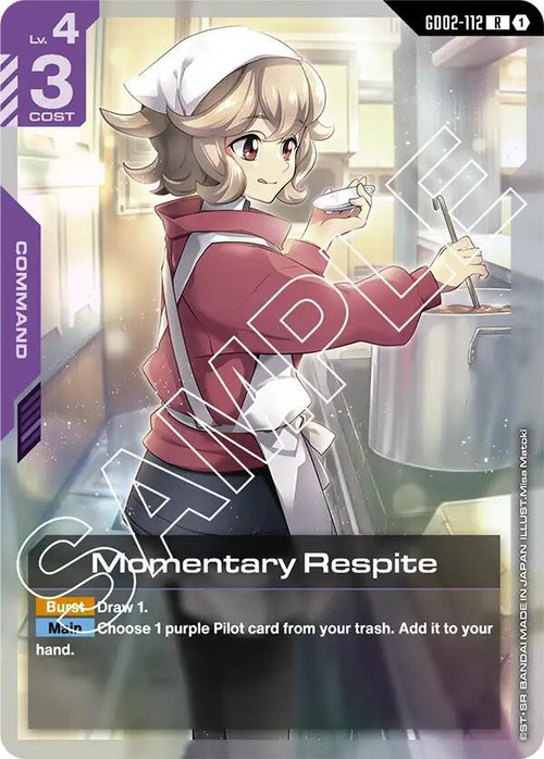 Gundam Trading Card Game Dual Impact Single Card Rare Momentary