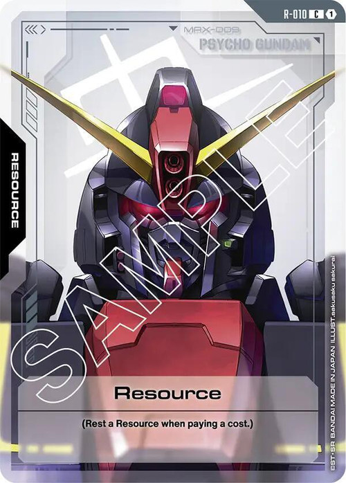Gundam Trading Card Game Dual Impact Single Card Common Resource R