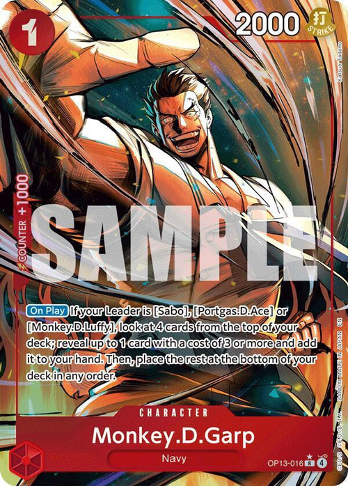 one piece card game garp OP05-054 Monkey.D.Garp :: Uncommon TCG :: OP05: Awakening Of The New Era Placeholder Image Provided One Piece Card Game -