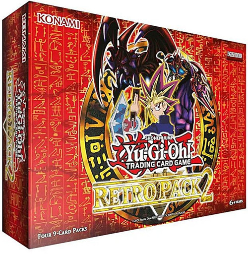 YuGiOh Retro Pack 2 Booster Box 4 Packs Konami - ToyWiz