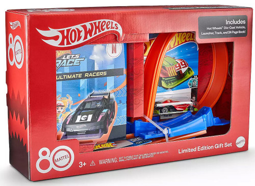 Hot Wheels Speed Snap Stunt Tracks Diecast Vehicle, Launcher
