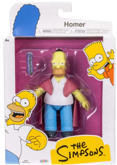 The Simpsons Wave 6 Sick Homer 5 Action Figure Jakks Pacific - ToyWiz