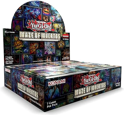 YuGiOh Maze of Muertos Booster Box 24 Packs Konami - ToyWiz