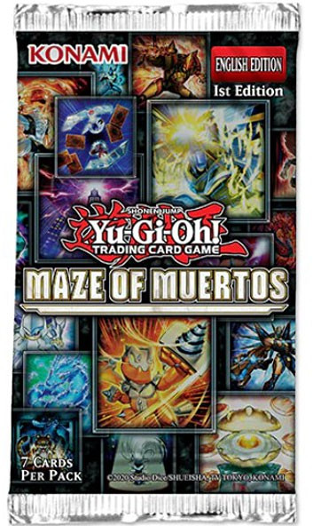 YuGiOh Maze of Muertos Booster Pack 7 Cards Konami - ToyWiz
