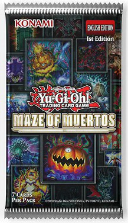 YuGiOh Maze of Muertos Booster Pack 7 Cards Konami - ToyWiz