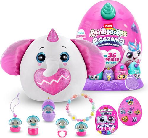 Rainbocorns Eggzania SURPRISE Mania Elephant Mystery Egg Plush