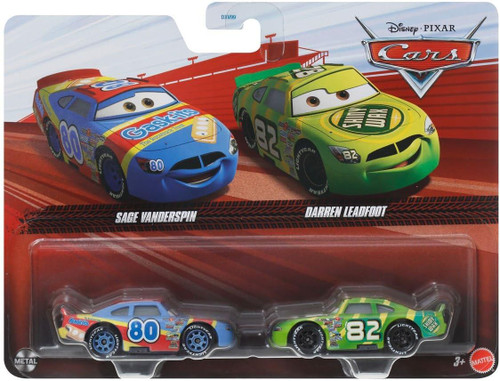 Disney Pixar Cars Metal Sage Vanderspin Darren Leadfoot 155