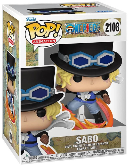 Funko One Piece POP Animation Sabo 3.75 Vinyl Figure 2108 - ToyWiz