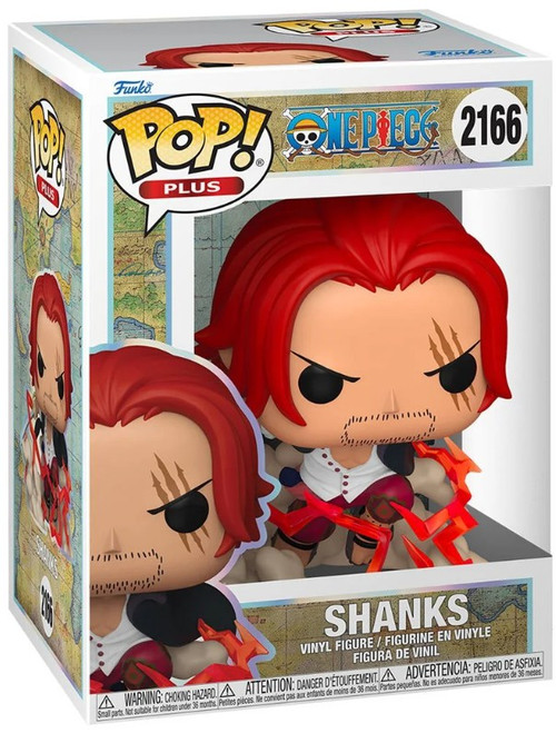 Redhaired Shanks P.O.P 限定版 Funko One Piece POP Animation Shanks 3.75 Deluxe Vinyl Figure 2166