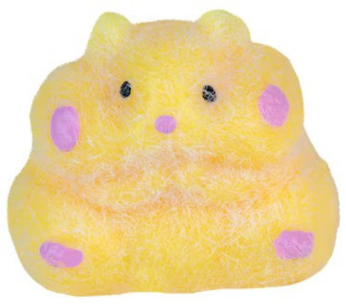 Taba-Licious Curiosities Fluffs Hamster 3 Squeeze Toy Yellow ORB