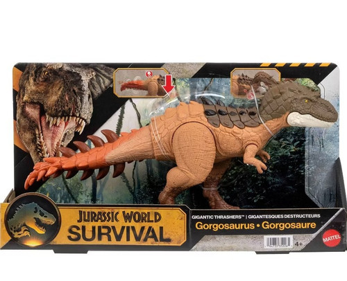 Jurassic World Survival Gigantic Thrashers Gorgosaurus Action