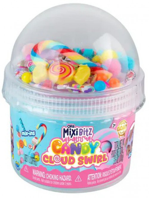 Mixi Bitz GOAT Candy Cloud Swirl 1.8 Oz Slime ORB Toys - ToyWiz