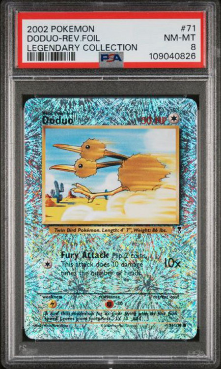 Pokemon Legendary Collection Single Card Holo Rare Doduo 71 Reverse  Holofoil PSA 8 - ToyWiz